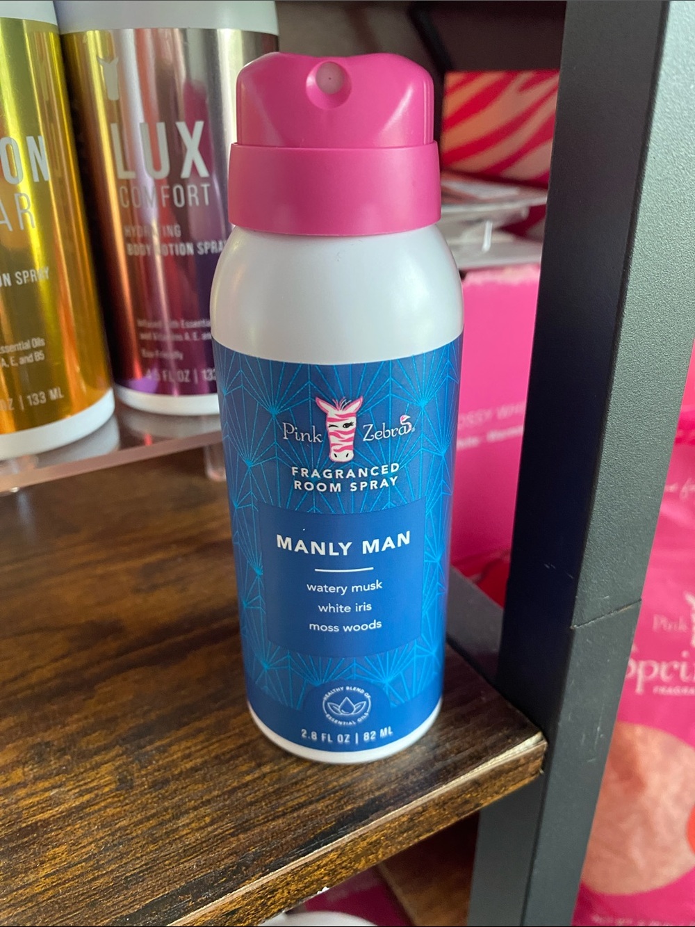 Manly Man- Pink Zebra Fragrance Room Spray